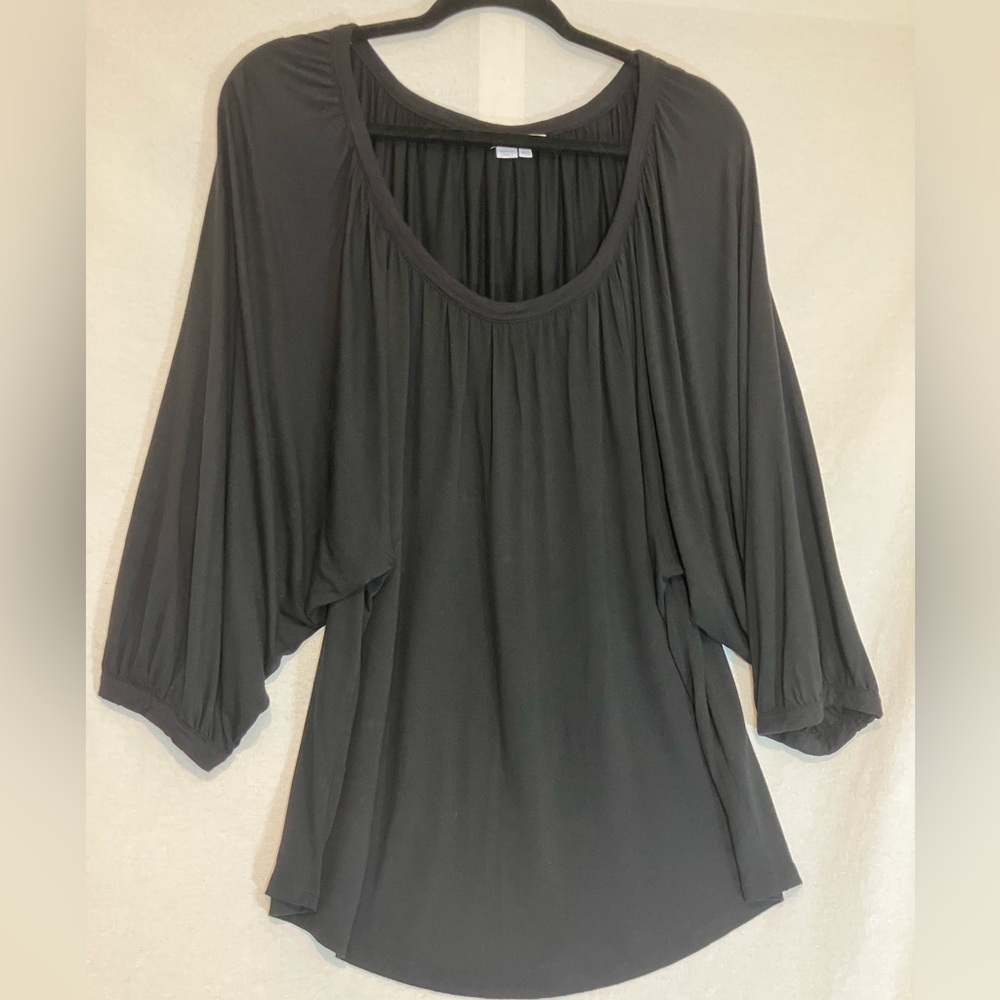 Boden Scoop Neck Slinky Top 3/4 Wing Sleeve Women’s Size 8 Sexy Classic Basic